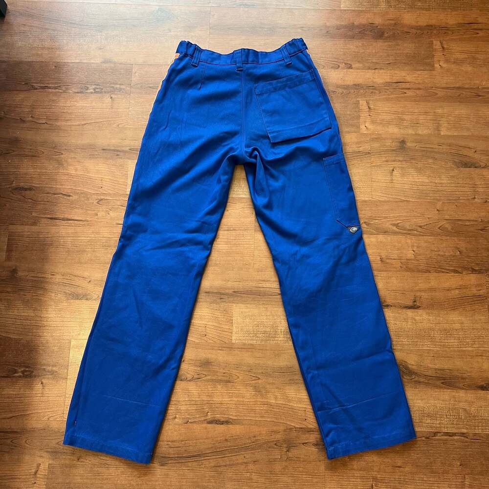 Comme des Garcons x Molinel Blue Designer Workwear Pants Good Design Shop Small